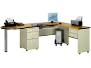 Steel office desk